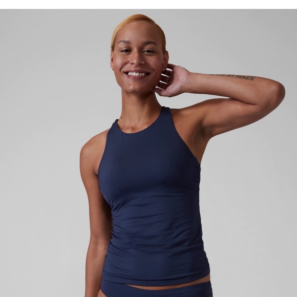 NWT Athleta Maldives high neck tankini top swim top #405829 - Picture 3 of 9